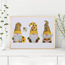 Partial Crystal Drill 5D Special Shaped Diamond Painting Yellow Goblin Kit Newly