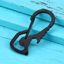 1Pc Stainless Steel Bottle Opener Cap Lifter Screwdriver Card Tool(Black) Newly
