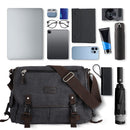 Unisex Crossbody Bags For Men Multi Pockets 14 Inch Laptop Pouch for School Work