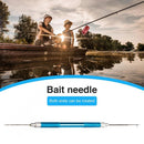 Carp Fishing Rigging Bait Needle Drill Pellet Splicing Puller Tools (Blue)