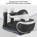 Charging Station with LED Stand for PS4 VR PS Move Game Controller