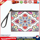 DIY Mandala Special Shaped Diamond Painting Zipper Wallet Wristlet Clutch Newly