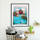 Oil Paint By Numbers Picture DIY Drawing Garden House Painting Kit Artwork