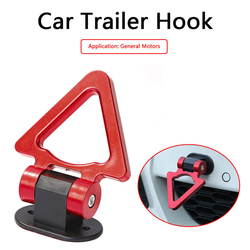 Universal ABS Racing Triangle Style Dummy Car Trailer Hook Exterior Accessories
