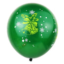 Kit Party Banner Decor Merry Christmas Latex Balloons Set Confetti Balloon