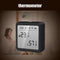 WIFI Temperature Humidity Sensor Indoor Hygrometer with LCD Display (Black)