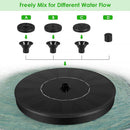 Solar Bird Bath Fountain Free Standing Floating Solar Water Fountain Pump