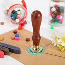 Retro Fire Painting Wax Seal Stamp Hi Word for DIY Scrapbook Envelope Wedding
