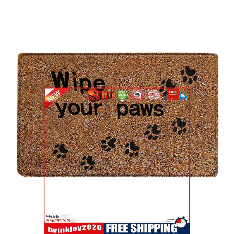 Cute Animal Letter Entrance Rugs Non-Slip Front Doormats Indoor Outdoor (2)