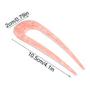 Styling Tools Hair Fork Acetate hairpins U Shape Hair Clip Hairpin Hair Sticks