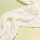 2015 Winter Warm Knitted Hat Set Women Thicken Faux Fur Hat Scarf White