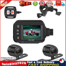 SE30 Motorcycle Dash Cam Front + Rear Dual Channel DVR with 2 inch Display Newly