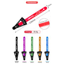 Lebycle MTB Road Bike Chain Wear Indicator Tool Bicycle Chain Gauge (Red)