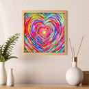 5D DIY Diamond Painting Colorful Love Full Drill Rhinestone Mosaic Art Picture