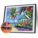5D DIY Diamond Painting Kits Seaside House Full Square Drill Wall Decor Art S