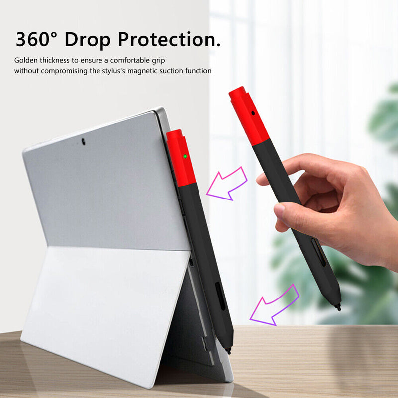 Stylus Protective Cover Non-slip Sweat-proof Tablet Pen Protector (Black) Newly