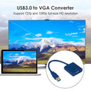 USB 3.0 to VGA Video Display Adapter 1080P Multi-Display Converter (Blue) Newly