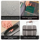 Document Bag with Lock Waterproof Safe File Organizer for Passport (Grey) Newly