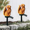 Solar LED Squirrel Yard Landscape Light Waterproof Garden Lawn Decorative Lamp