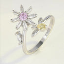 Knitting Tools Yarn Guides Thimble Ring Crown Knitting Loop Crochet Finger Wear