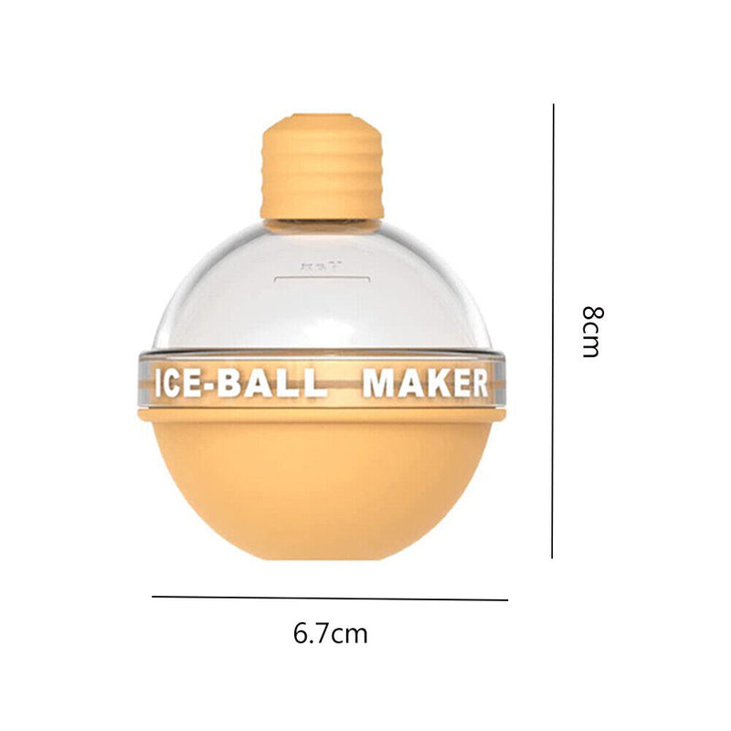 Round Ball Silicone Ice Cube Mold DIY Ice Ball Maker for Whiskey Wine Cocktai