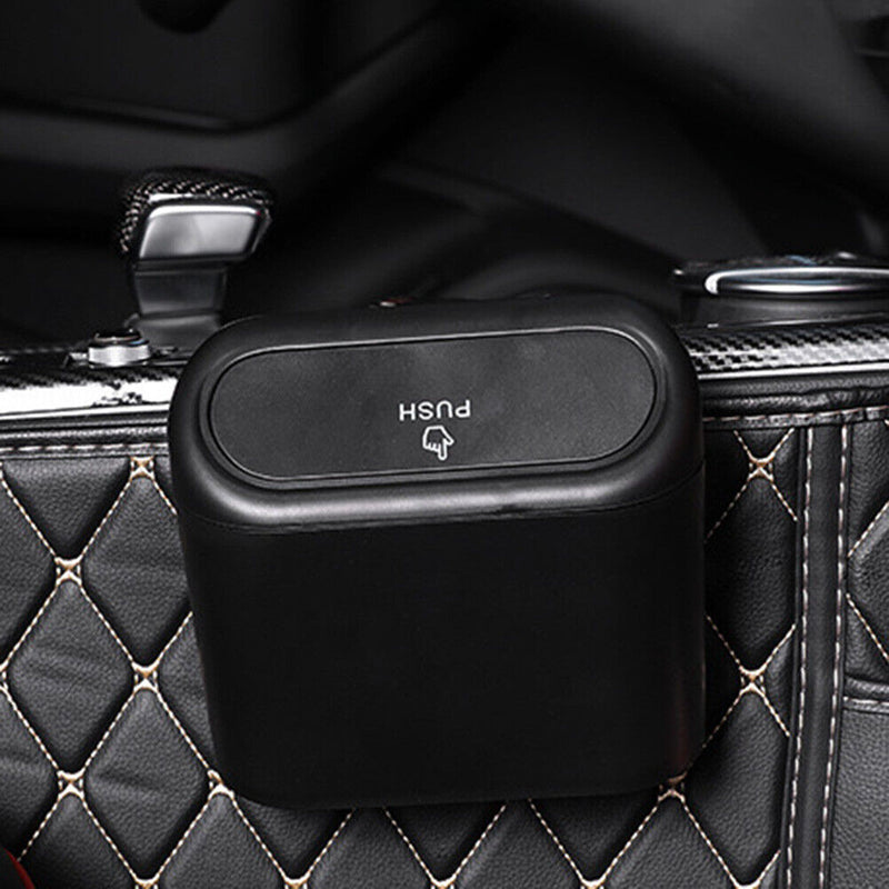 Car Trash Can Bin Hanging Vehicle Garbage Storage Box Auto Waste Organizer
