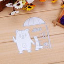 DIY Metal Cutting Dies Stencil Umbrella Bear Scrapbooking Embossing Craft