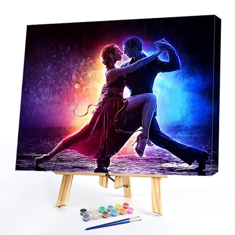 Dancing 50x40cm Oil Paint By Numbers Picture Painting