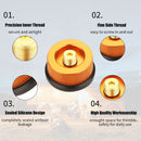 Camping Stove Adapter Split Stove Gas Adapter Converters for BBQ (Yellow)