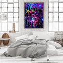 5D DIY Full Round Drill Diamond Painting Word Home Wall Art Drawing Ornaments