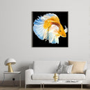 DIY Goldfish Pattern Full Cross Stitch Kits Stamped Canvas 11CT Embroidery Gift