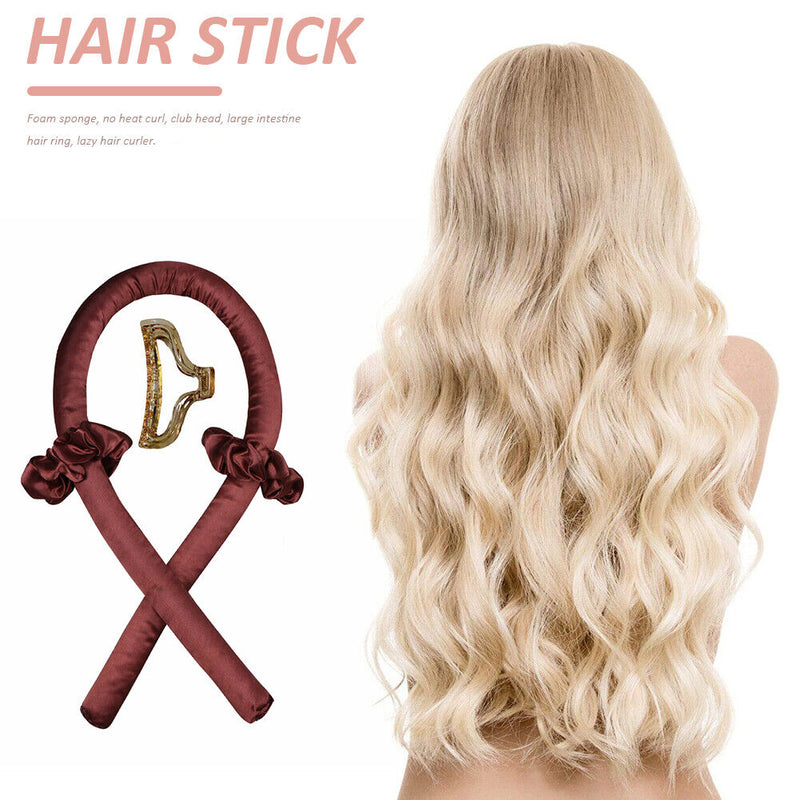 Sponge Hair Roller No Heat Hair Wave Curler Rod Sleep Hairdressing Tool (2)