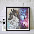 5D DIY Full Drill Diamond Painting Wolves Embroidery Craft Kit Living Room Decor
