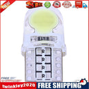 10pcs 12V T10 W5W Bulb White LED Lamp COB Silicone Shell Car Turn Side Lamp