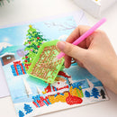 Painting Greeting Cards Xmas Postcards 5D Diamond Painting Merry Christmas