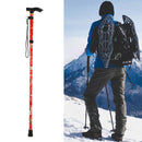 Folding Walking Stick Telescopic Outdoor Canes Hiking Trekking Poles (Red) Newly