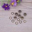 5x100sets Eyelet with Washer Leather Craft Repair Grommet (Bronze)(5mm)
