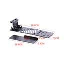 Metal Dead Pedal Left Side Foot Rest Kick Panel for 2018-21 Jeep Wrangler JL