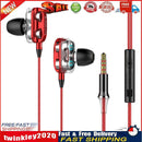 A4 In-Ear Headphone 3.5mm Plug Ergonomic Wired Earphones for Phone (Red) Newly