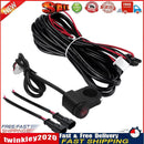 Motorcycle Fog Lights Wire Switch Harness Spotlights Wire Cable Kit (1.6M) Newly