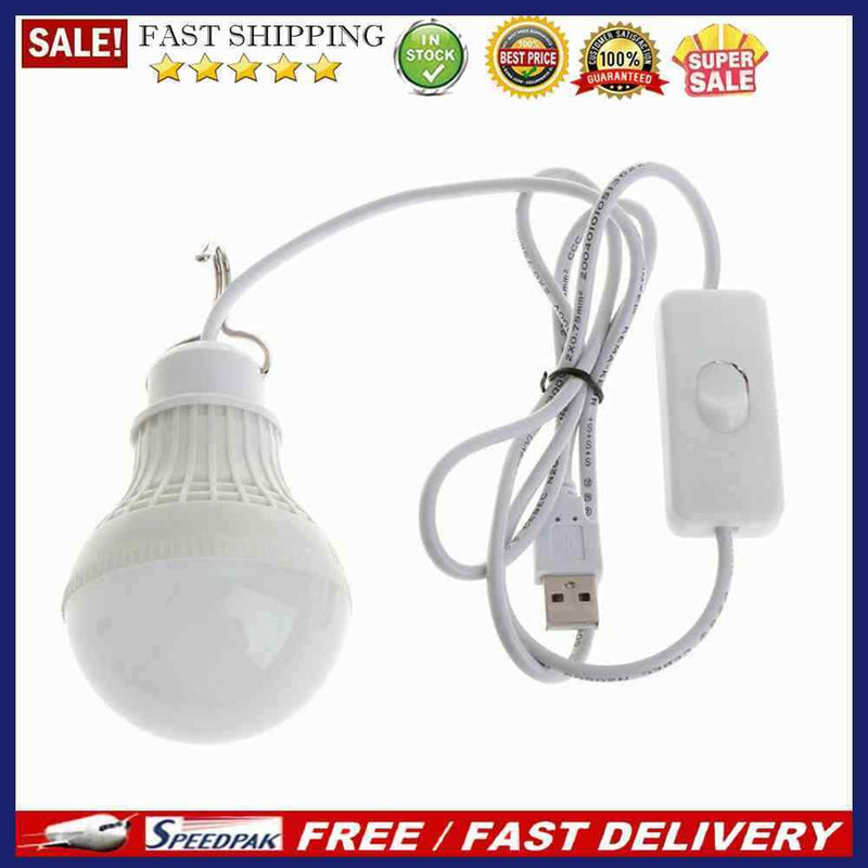5W Portable LED Camping Bulb Light Outdoor Tent Hanging Emergency Lantern L