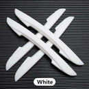 4× White Car Door Edge Scratch Anti-collision Protector Guard Strip Accessories