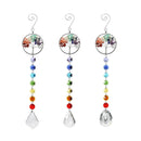 DIY Crystal Beads Rainbow Pendant Handcraft  for Home Decor (A)