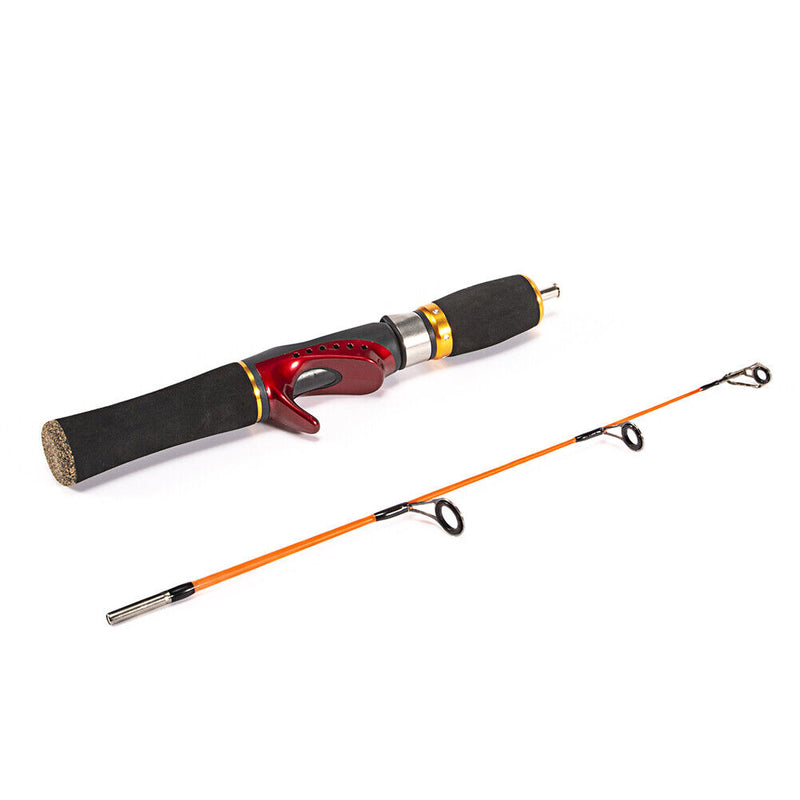 Winter Ice Fishing Rod Pole 2 Sections Telescopic Fishing Mini Pole Tackle Tools