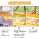 Accessories Silicone Ice-making Container Ice Tray Storage Box Ice Cube Mold