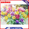 Painting By Numbers DIY Hand Painted Drawing Canvas Pictures Home Decor Bouquet