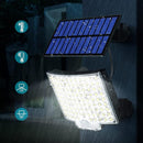 2pcs Solar Light Motion Sensor 3 Modes 106LED+Remote Control