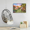 Painting By Numbers DIY Village Scenery Hand Painted Canvas Oil Art Picture Kit