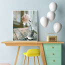 Painting By Numbers Kit DIY Flowers Hand Painted Canvas Oil Art Picture Cra