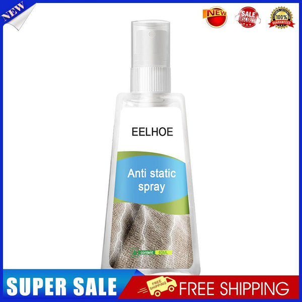 Anti Static Electricity Sprayer Liquid Hair Clothes Laundry Remover (60ml)